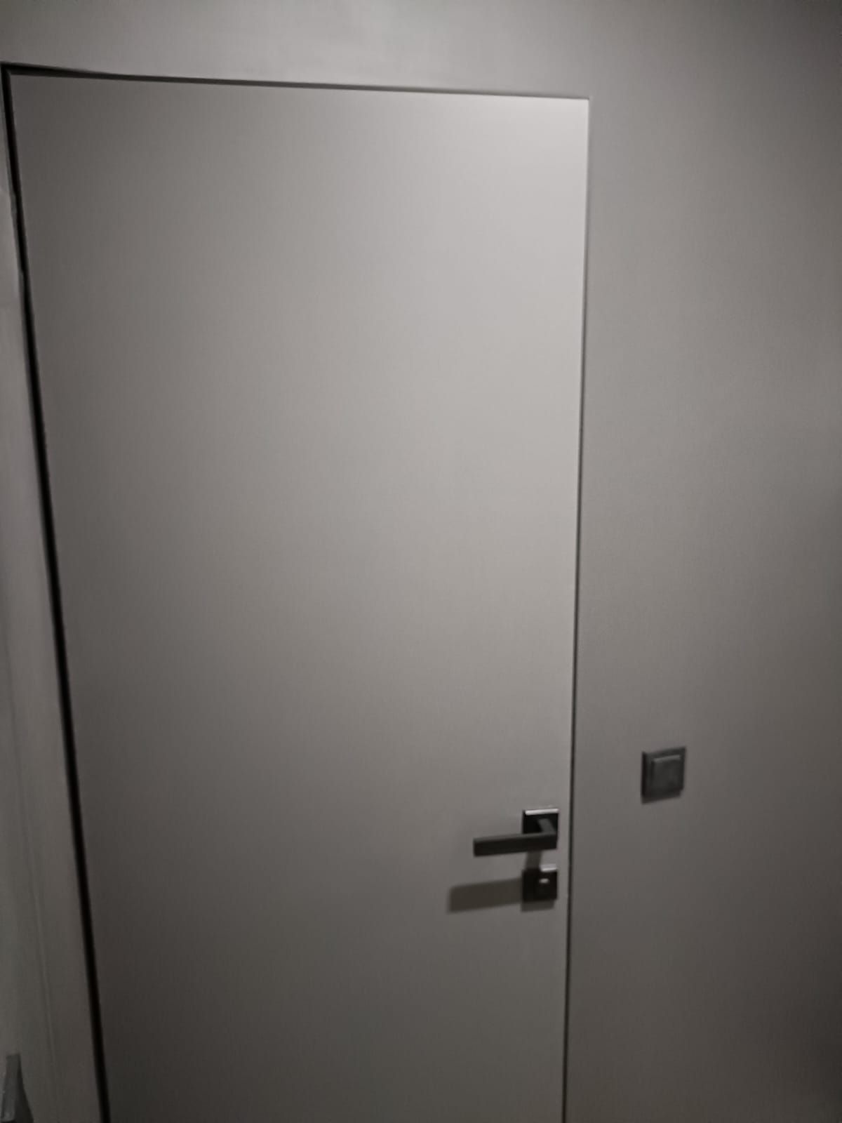 Скрытая дверь с черной кромкой In9